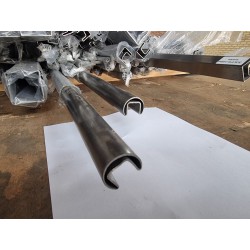 Slotted round pipe...